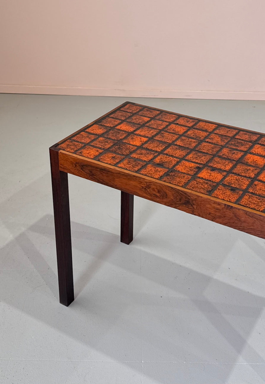 1970s Tile Top Side Table
