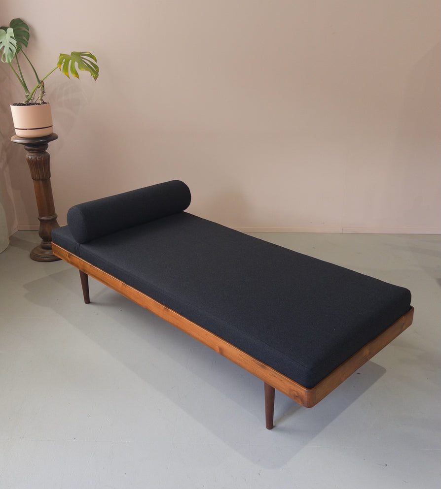 Danish Daybed in Teak & With New Fabric