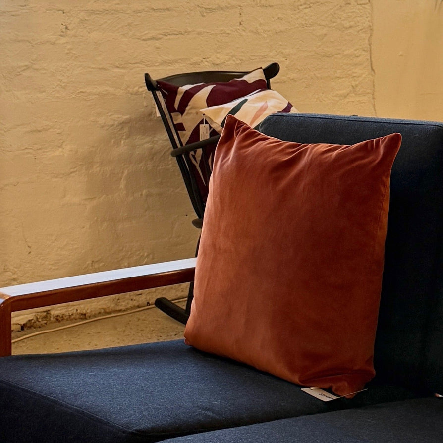Cushion Cover in 100% Cotton Velvet