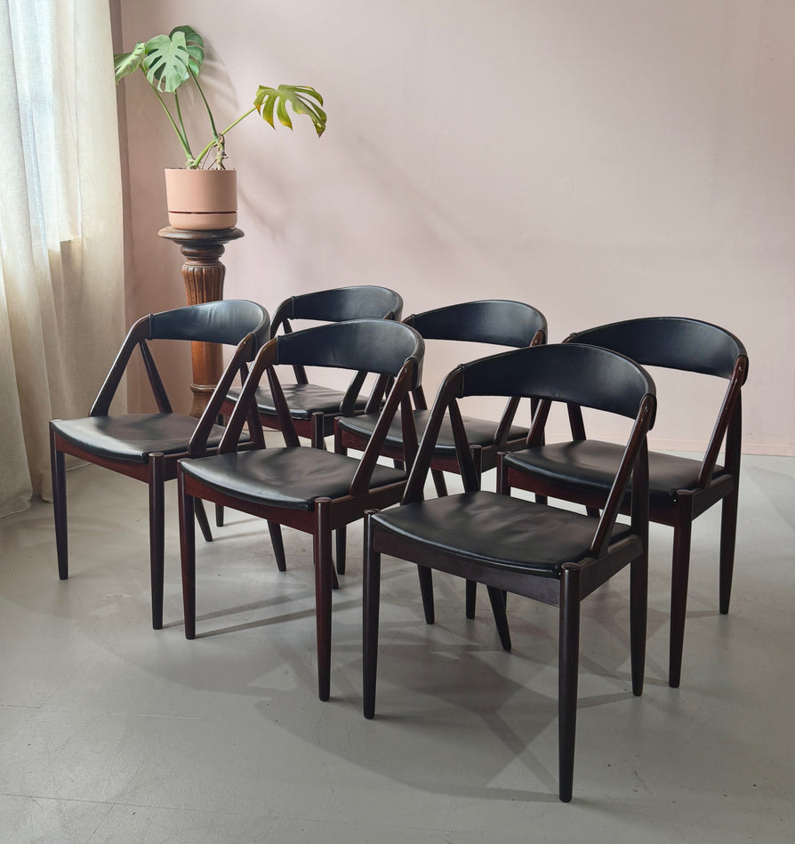 Six Kai Kristiansen #31 Dining Chairs