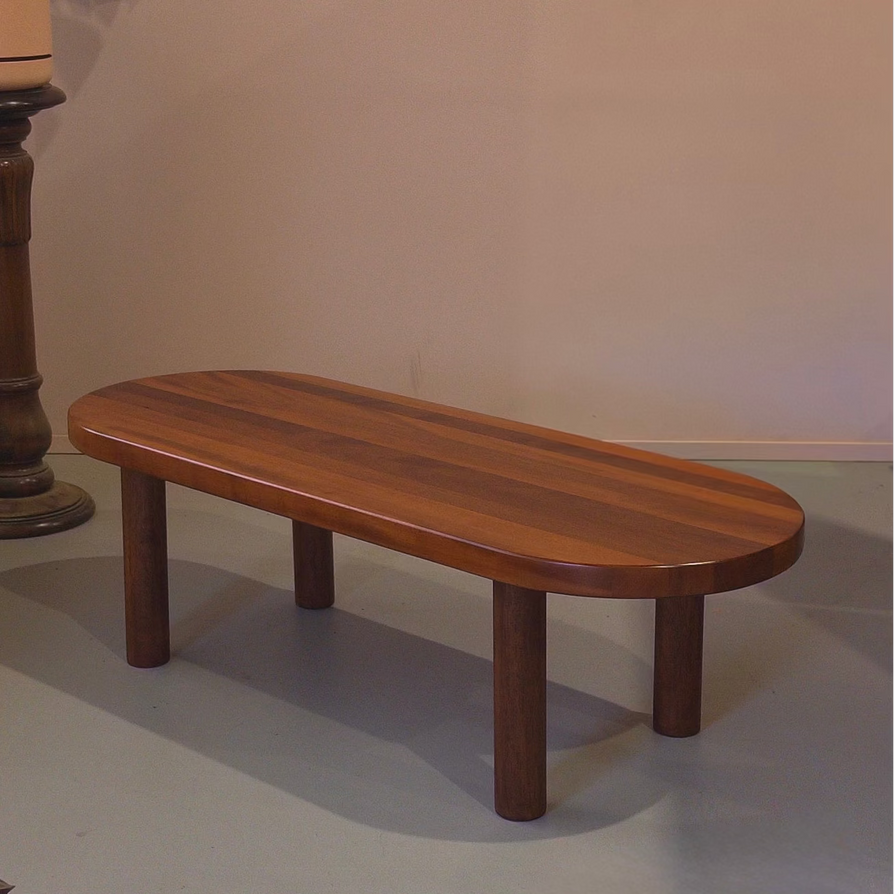 1980s Coffee Table in Solid Jarrah