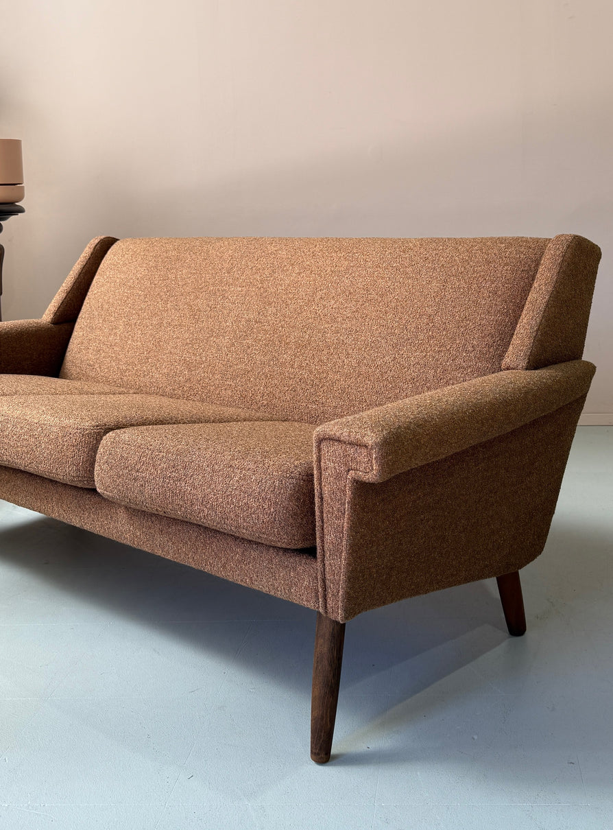 Danish Three Seater Sofa in New Fabric