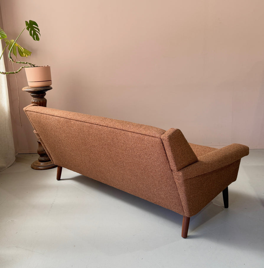 Danish Three Seater Sofa in New Fabric