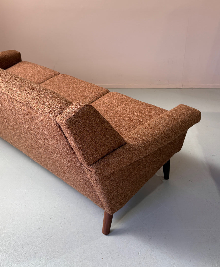 Danish Three Seater Sofa in New Fabric