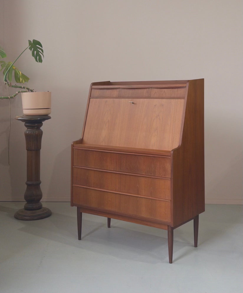 Danish Secretaire / Bureau in Teak