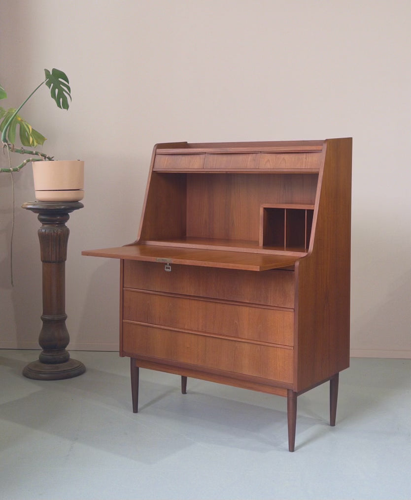 Danish Secretaire / Bureau in Teak