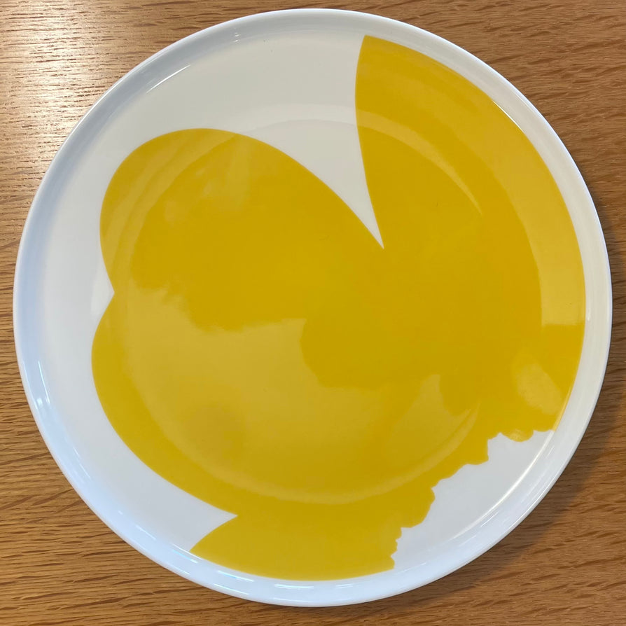 Marimekko Plate - Iso Unikko in Yellow