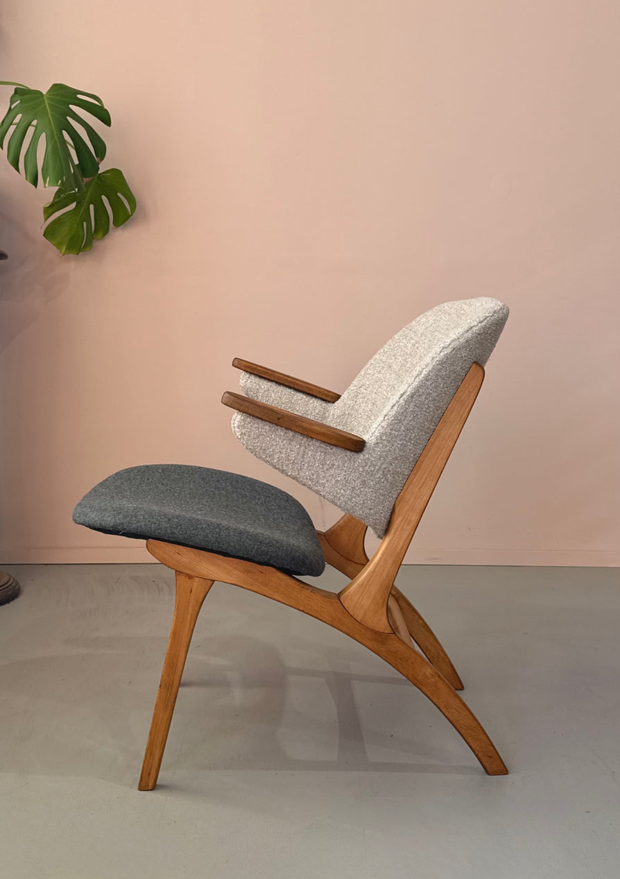Carl Edward Matthes Chair with New Upholstery
