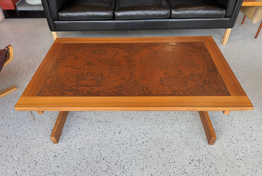 Swedish Coffee Table on a Pedestal Base