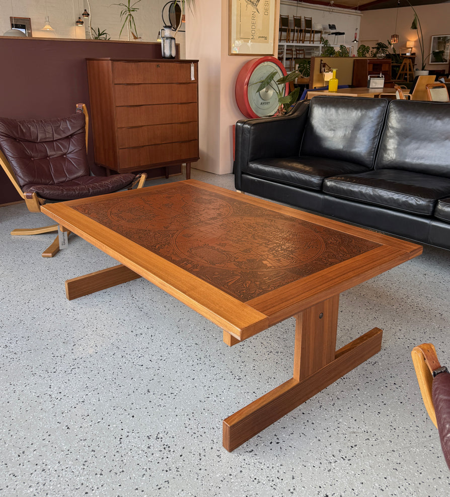 Swedish Coffee Table on a Pedestal Base