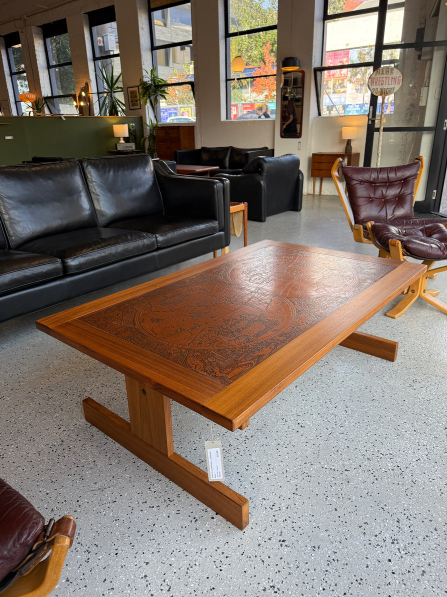 Swedish Coffee Table on a Pedestal Base