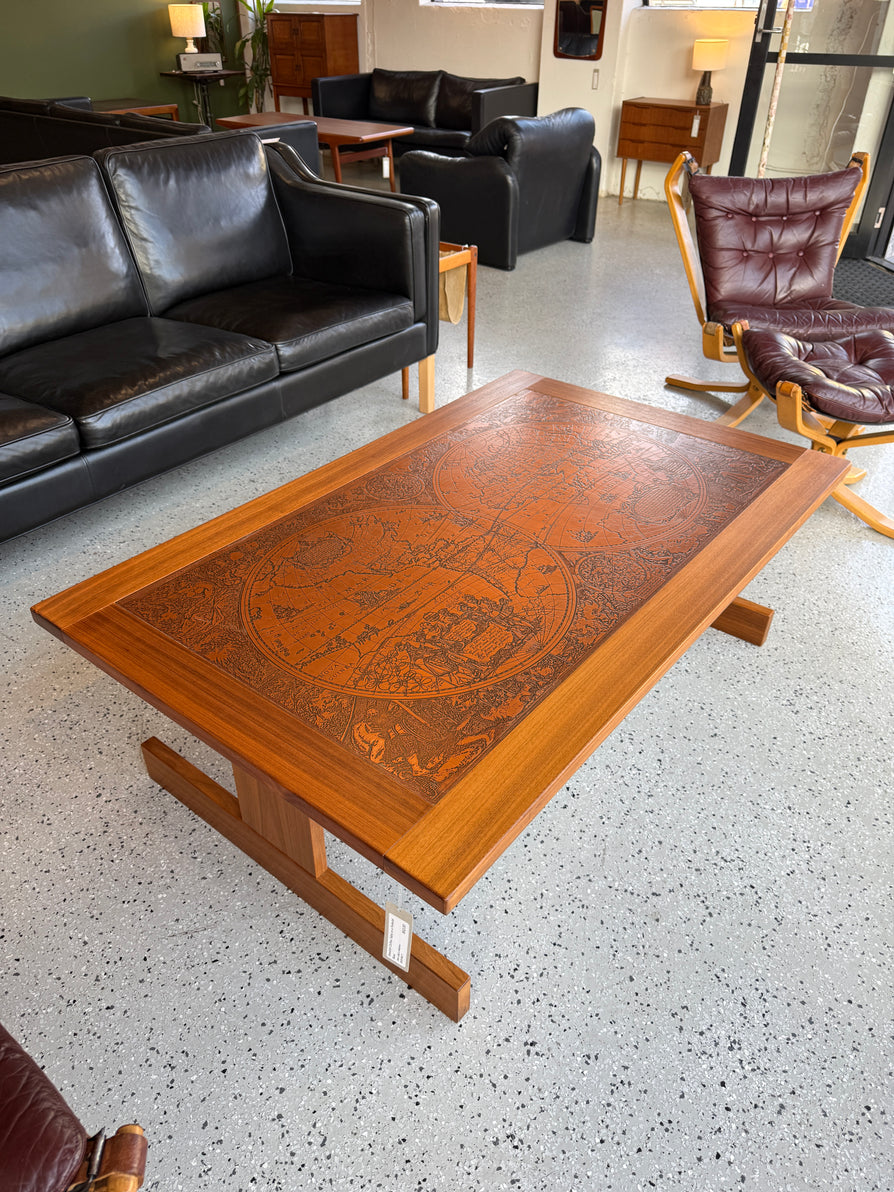 Swedish Coffee Table on a Pedestal Base