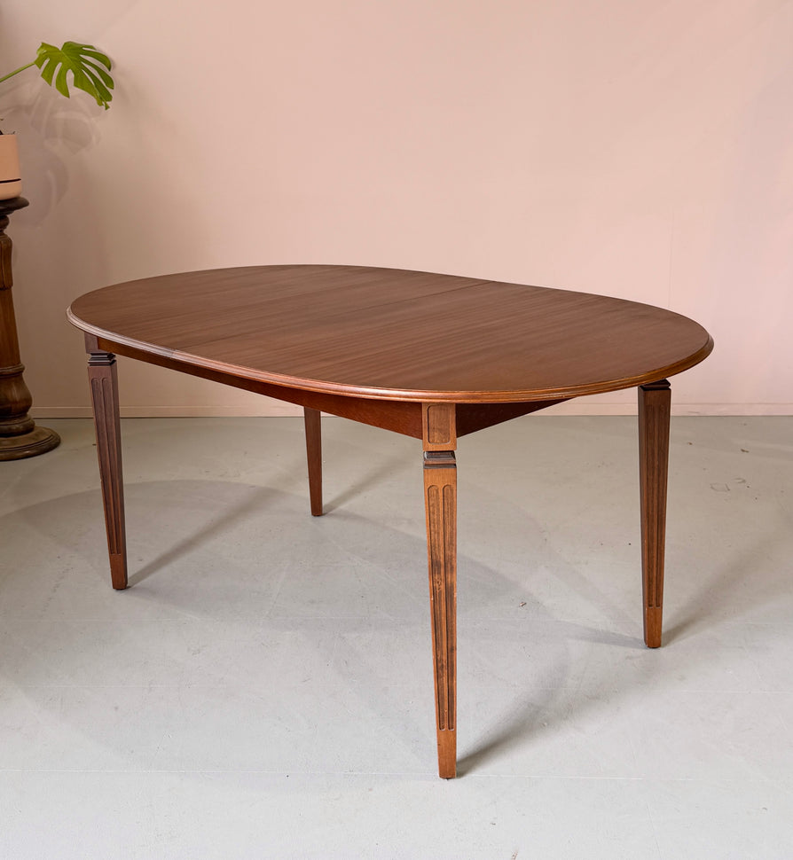 Oval Extension Dining Table by TH Brown