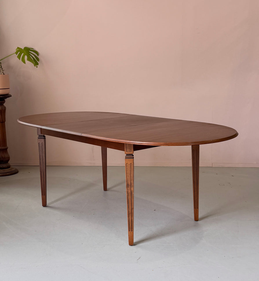 Oval Extension Dining Table by TH Brown