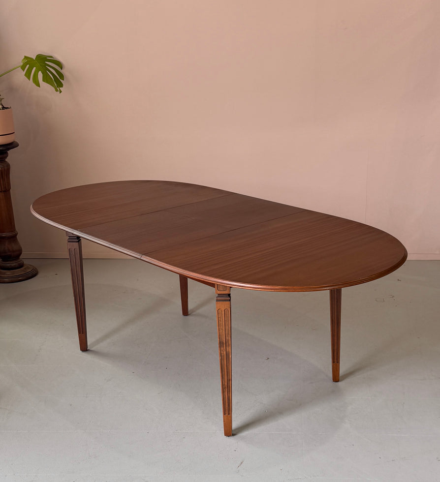 Oval Extension Dining Table by TH Brown