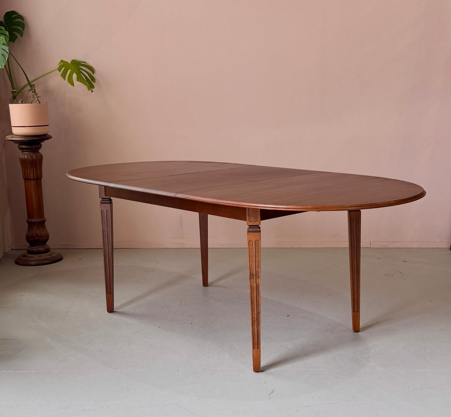 Oval Extension Dining Table by TH Brown