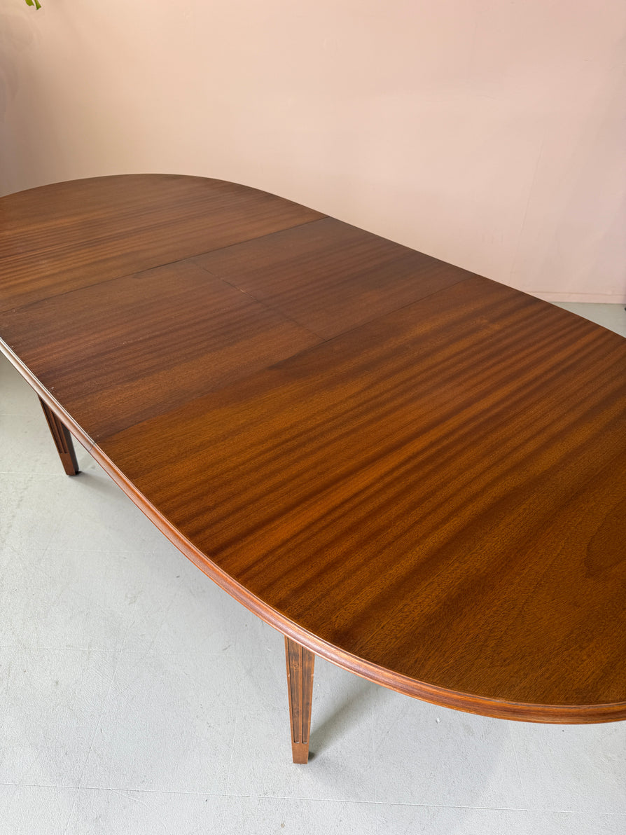 Oval Extension Dining Table by TH Brown