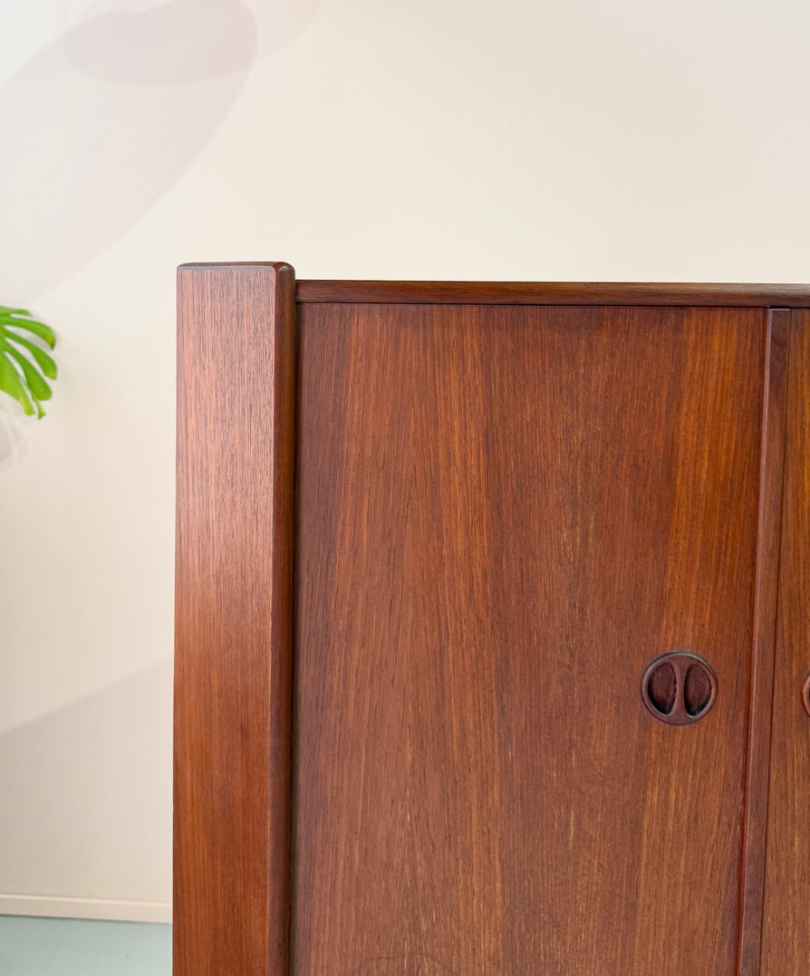 Danish Corner Cabinet in Teak