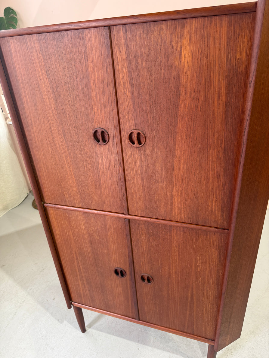 Danish Corner Cabinet in Teak