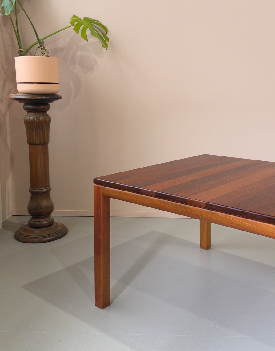 Haslev Møbelsnedkeri Extension Coffee Table in Solid Teak