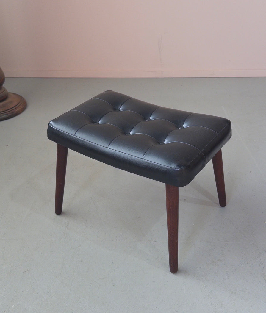 Danish Footstool in Original Vinyl