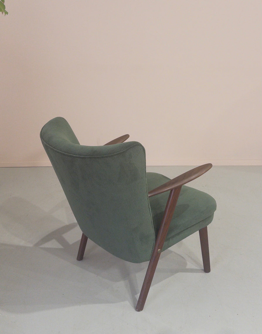 Danish Cocktail Chair in New Fabric