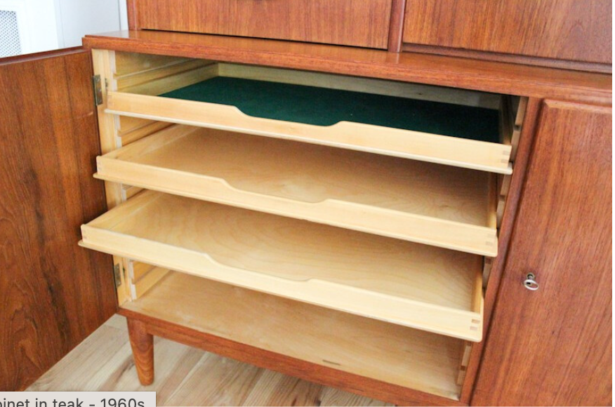 Danish Bookcase / Desk Unit in Teak