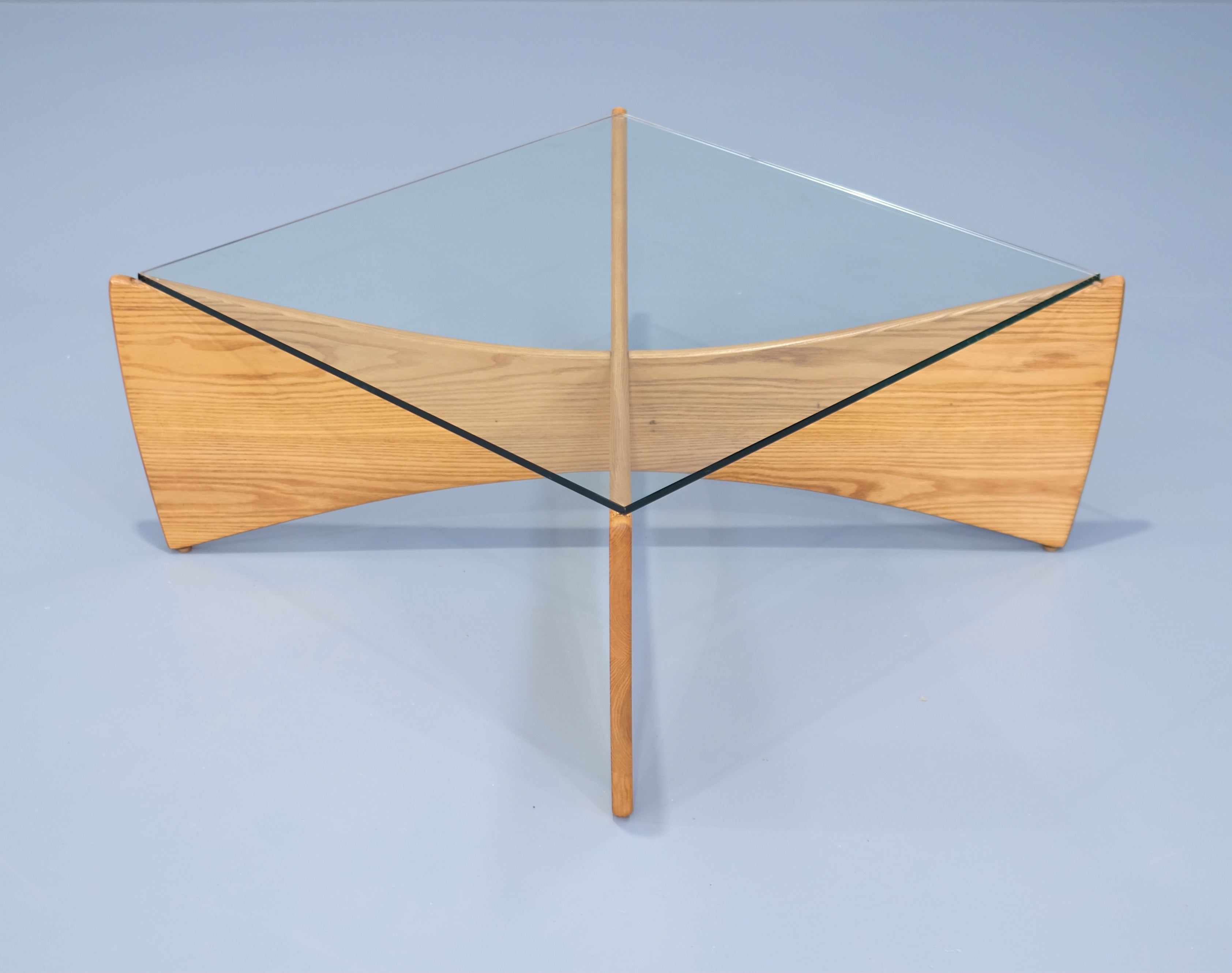 TH Brown Venus Coffee Table in Clear Ash