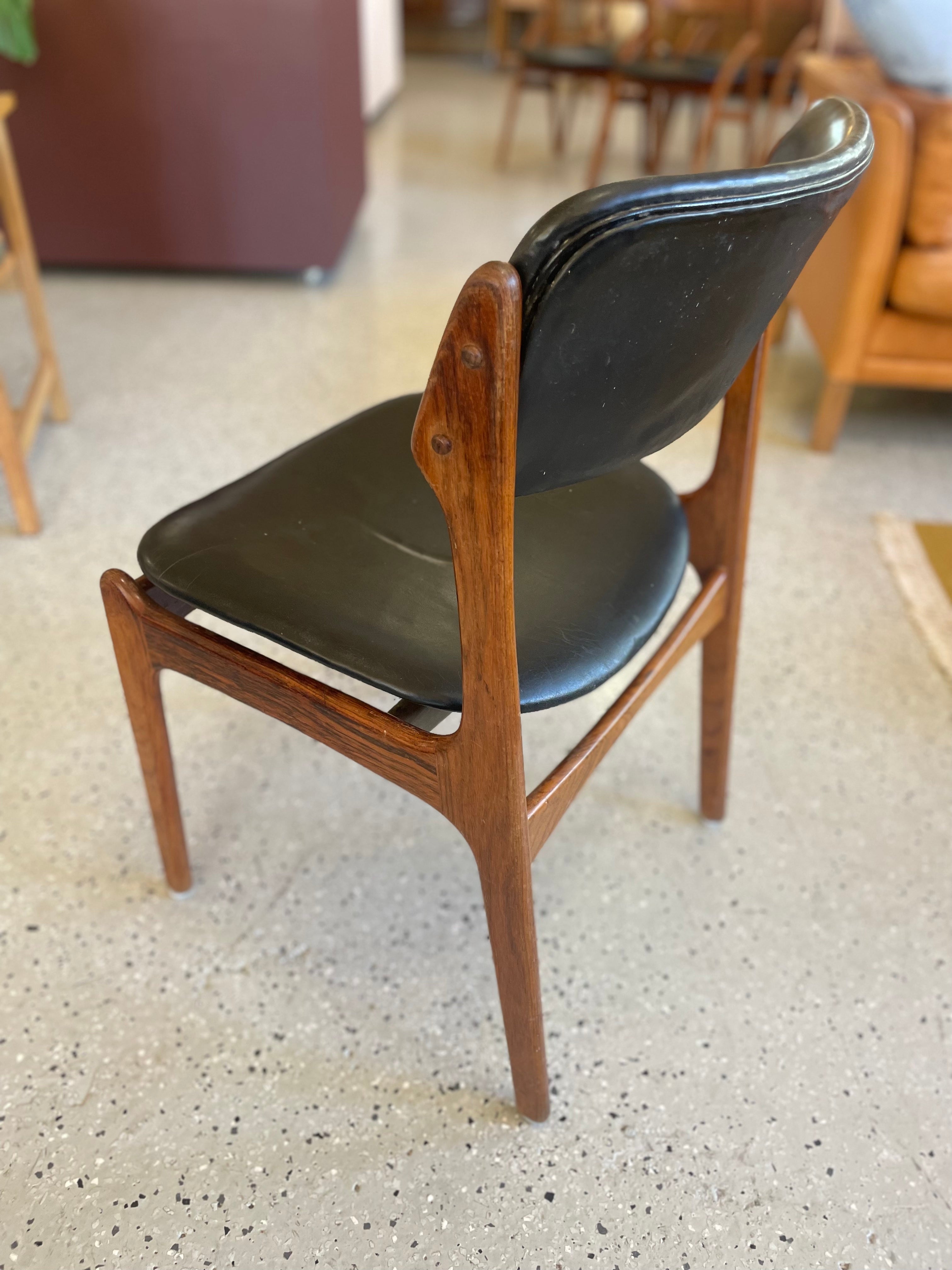 Erik Buch Model 49 Dining Chair in Rosewood (choose your upholstery)