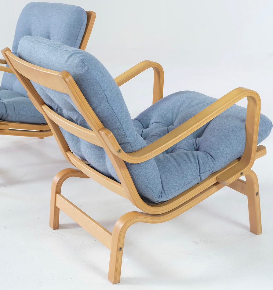Yngve Ekström Lounge Chair in New Wool