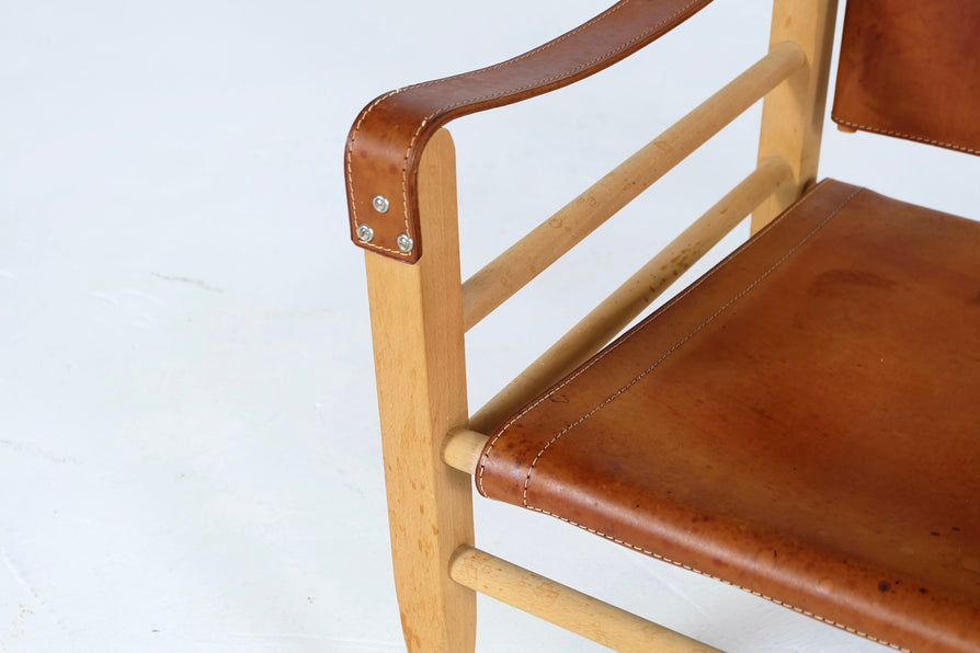 Gjerløv-Knudsen Safari Chair & Footstool