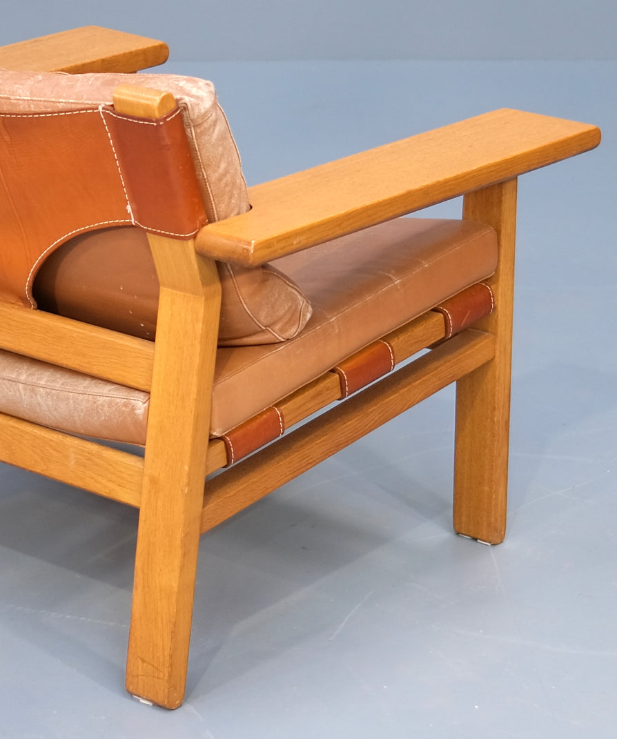 Kurt Østervig Spanish Chair in Oak & Leather