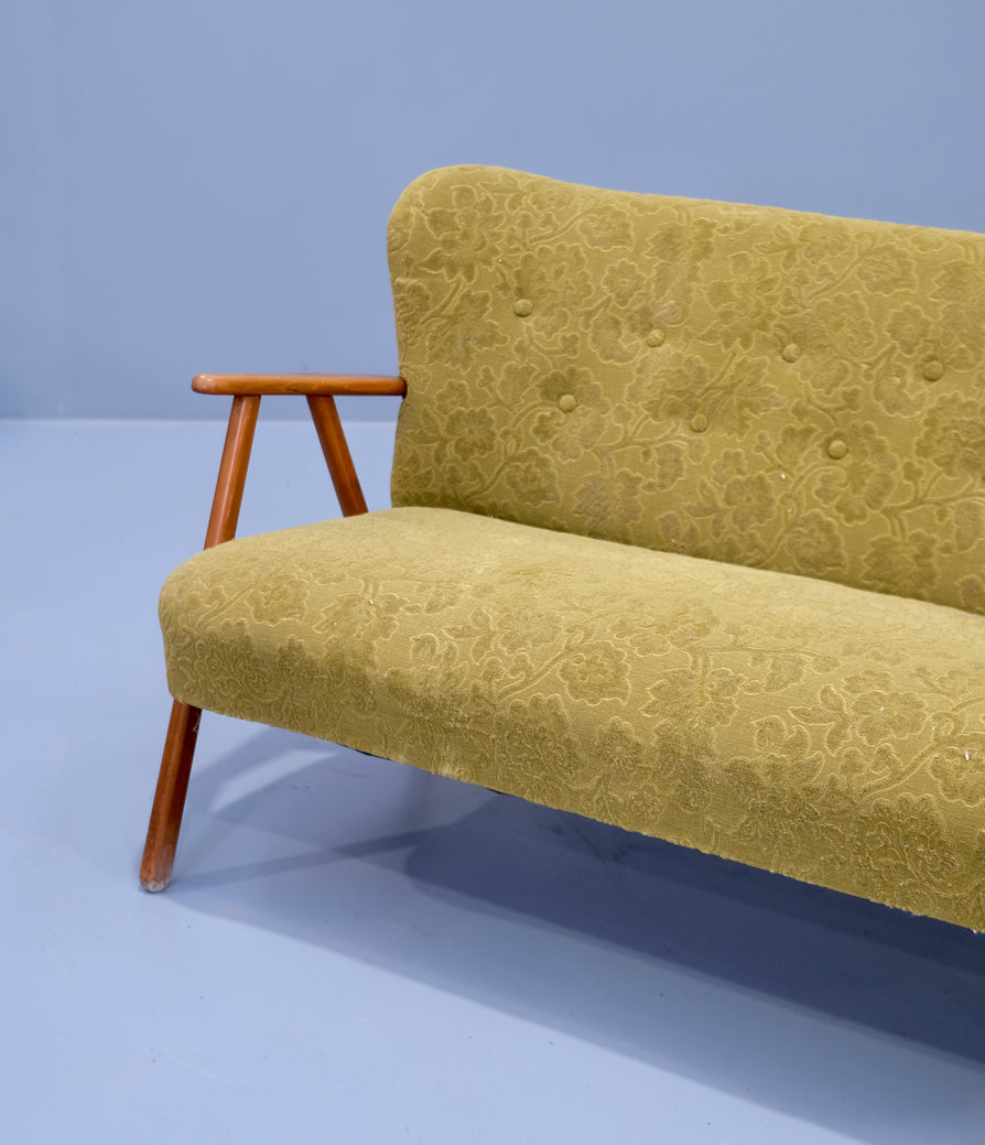 Danish Sofa in Original Wool