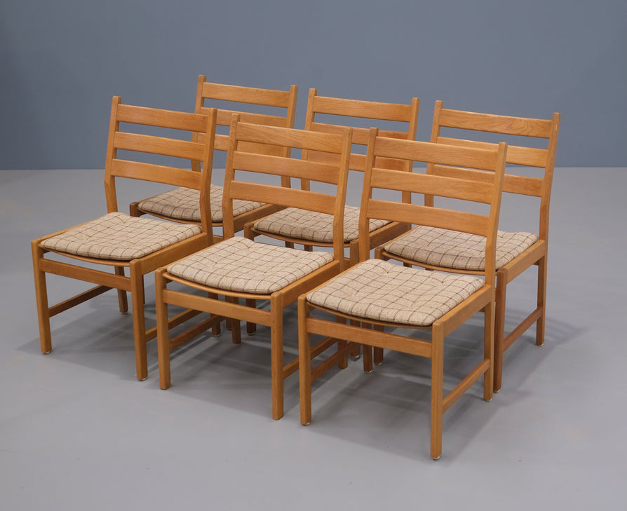 Six Kurt Østervig Dining Chairs in Oak