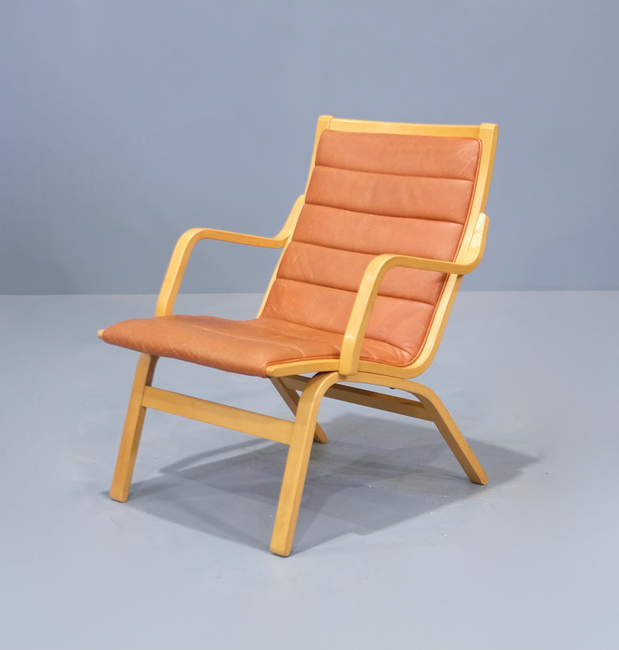Farstrup Lounge Chairs in Leather