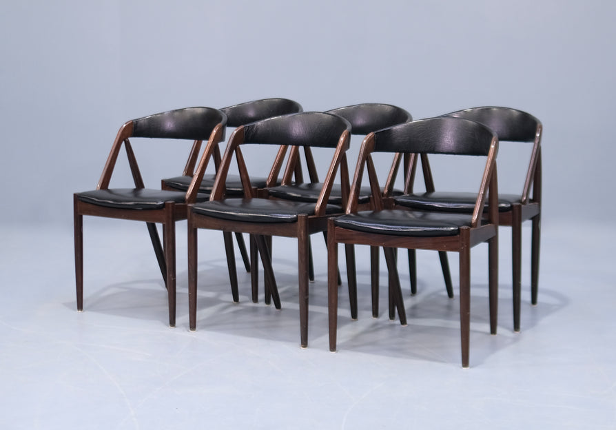 Six Kai Kristiansen Dining Chairs