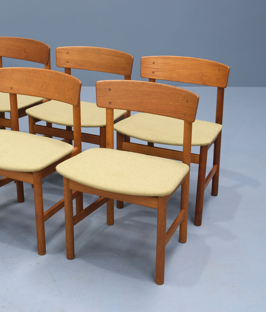 Eight Børge Mogensen #3236 Dining Chairs