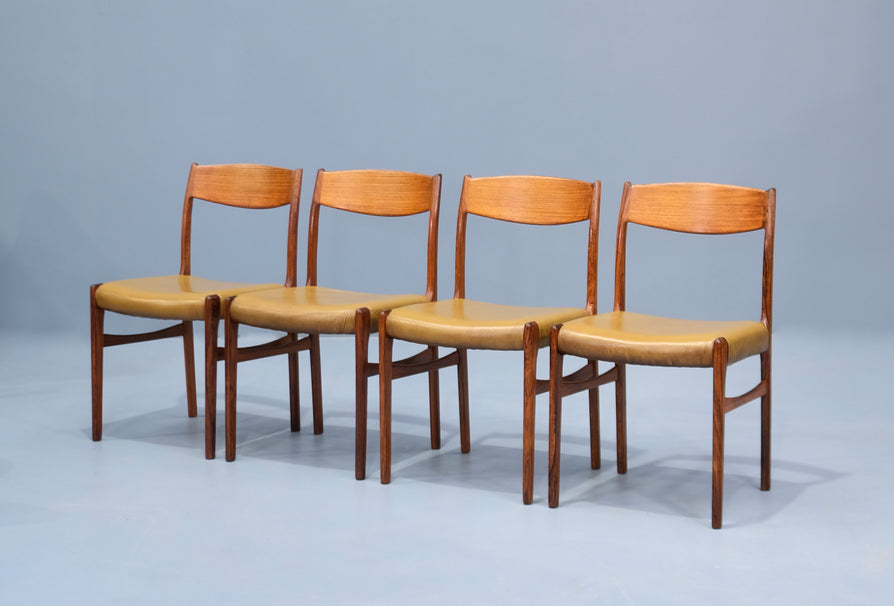 Four Arne Wahl Iverson Dining Chairs