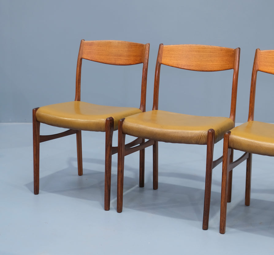 Four Arne Wahl Iverson Dining Chairs