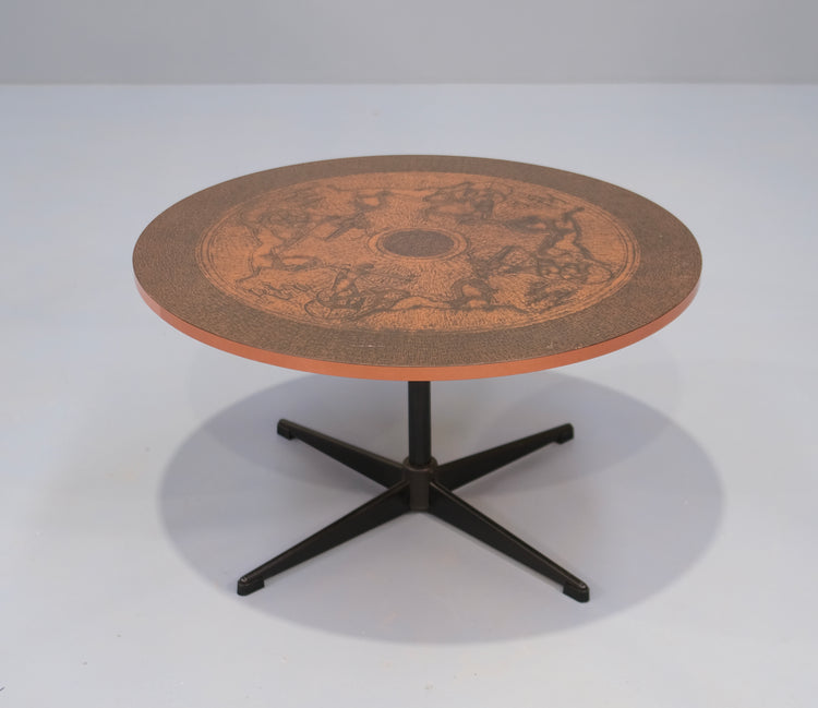 Round Mid-Century Coffee Table