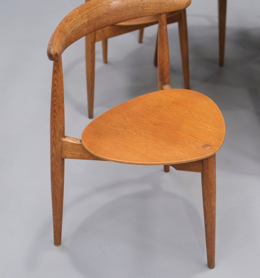 Hans J Wegner “Heart” Dining Chair and Table Set