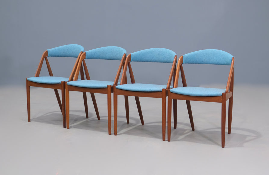 Four Kai Kristiansen #31 Dining Chairs in Teak