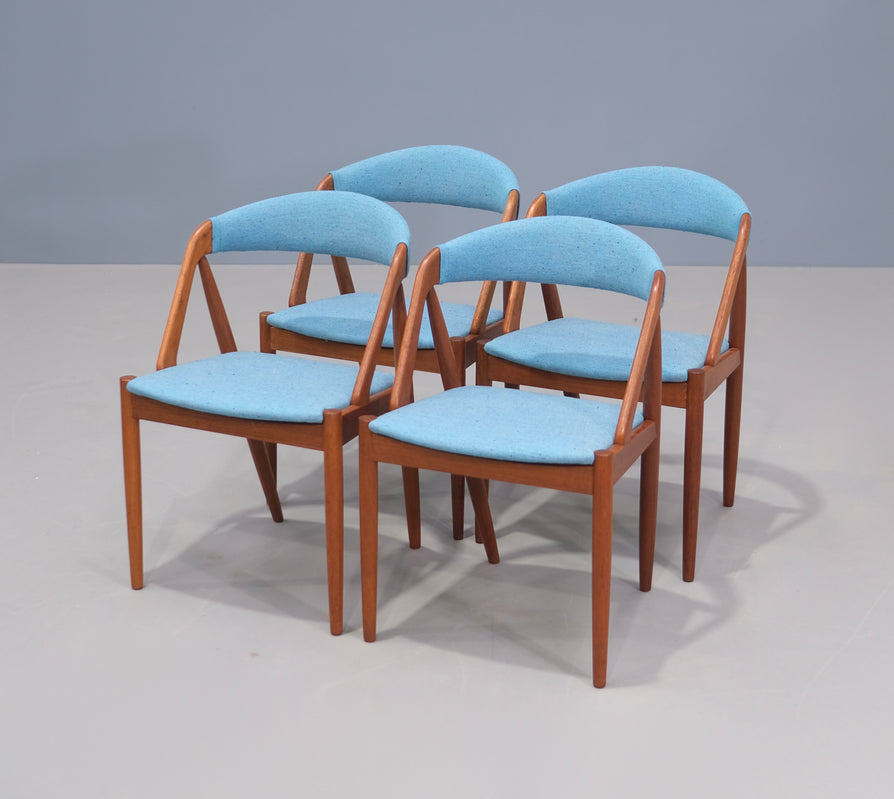 Four Kai Kristiansen #31 Dining Chairs in Teak