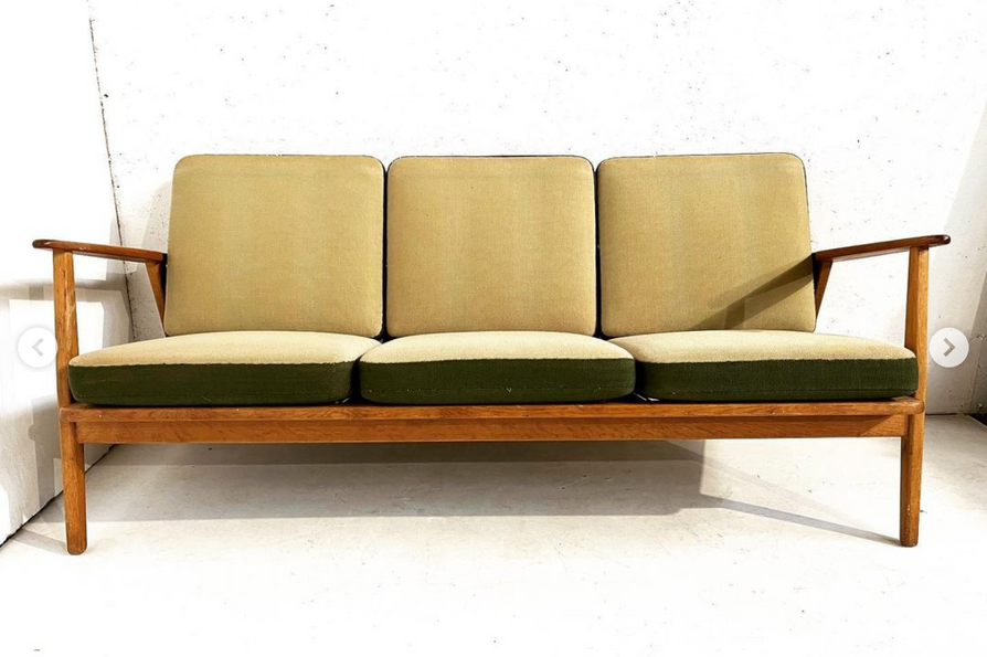 Danish Three Seater Sofa