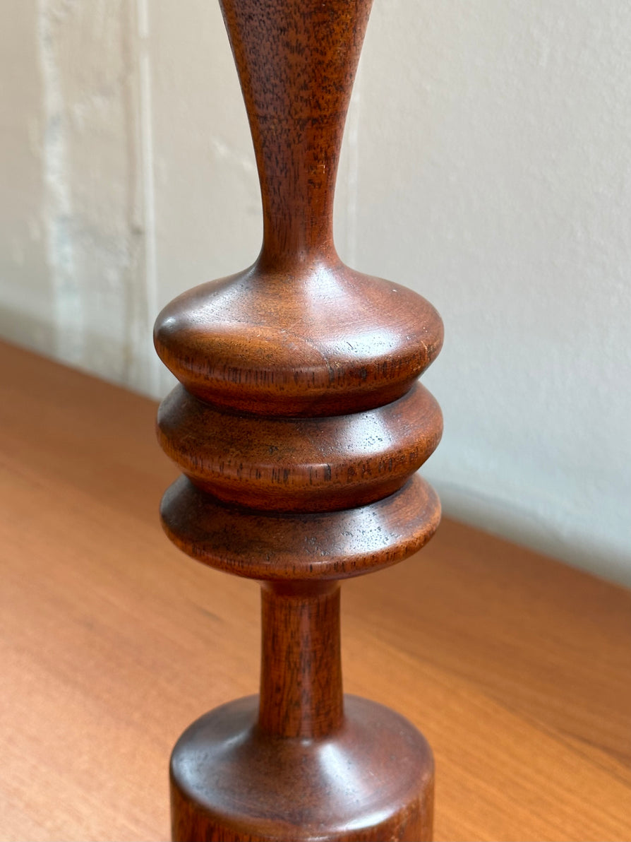 Tall Sculpted Candle Holder