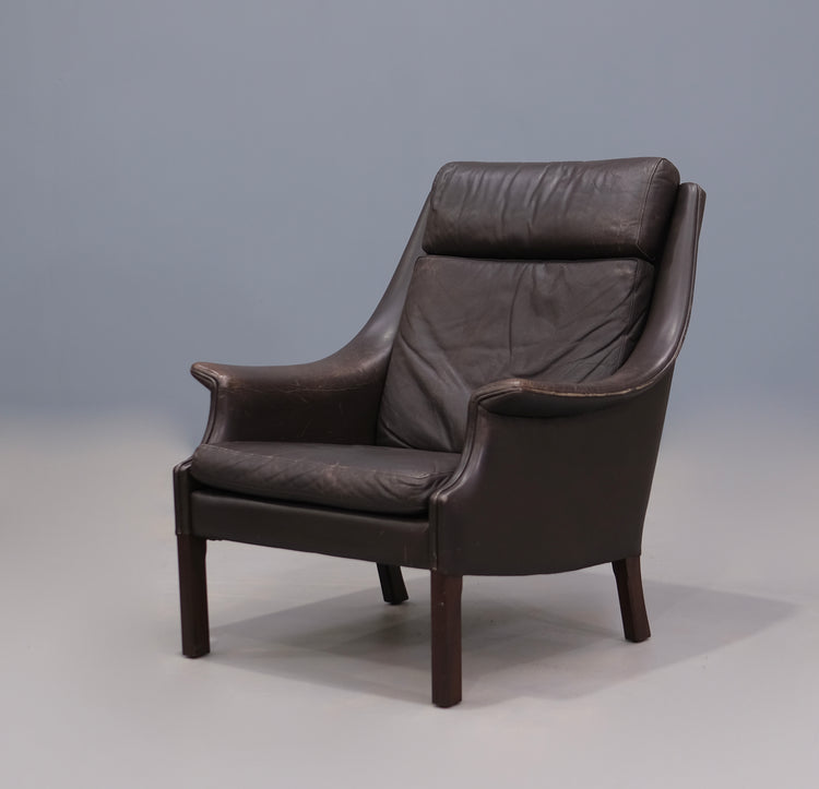 Aage Christiansen High-Back Lounge Chair