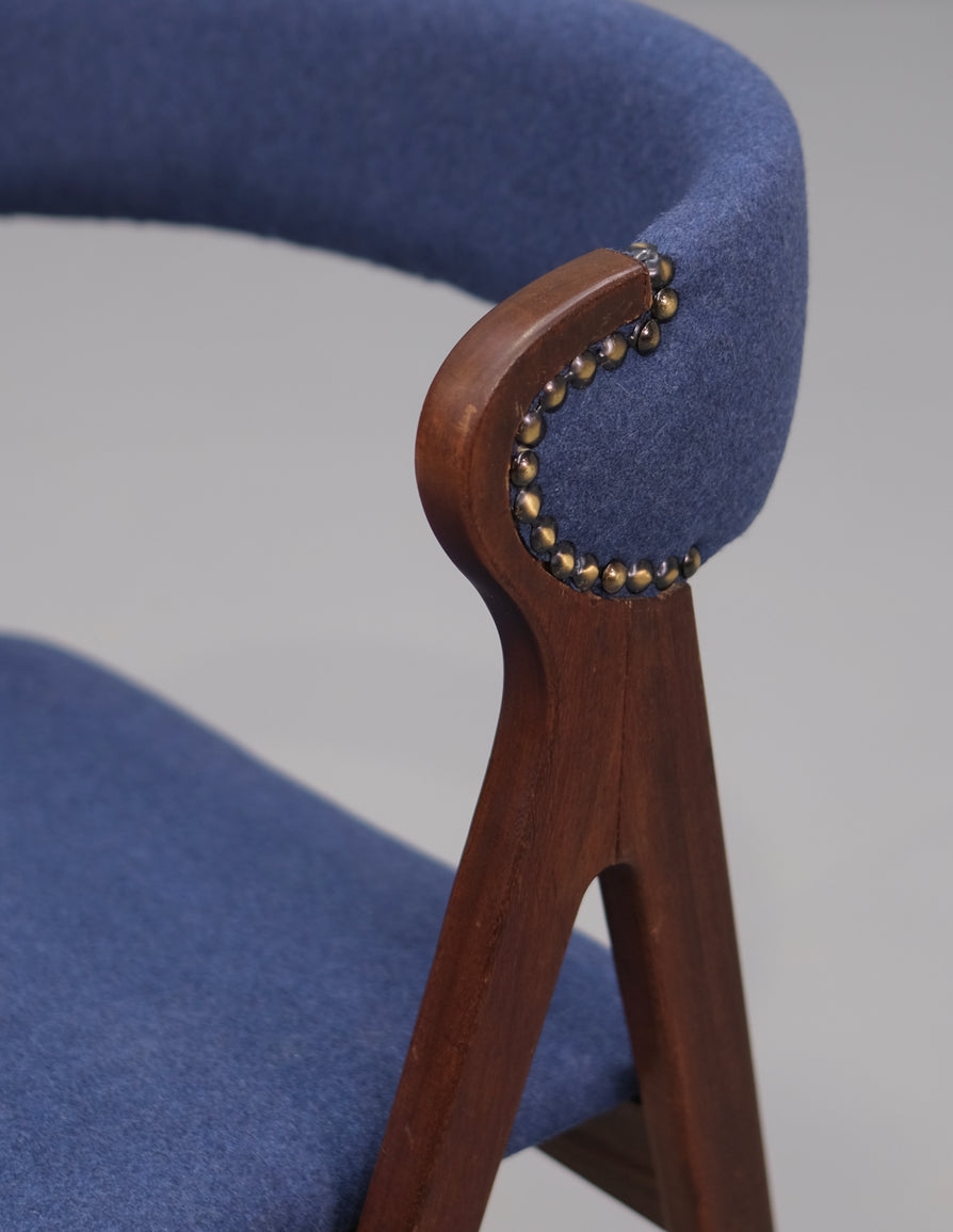 Compass Desk / Side Chair in New Wool