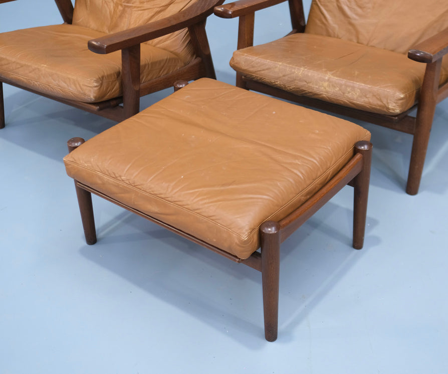 Pair of Hans Wegner GE530 Chairs