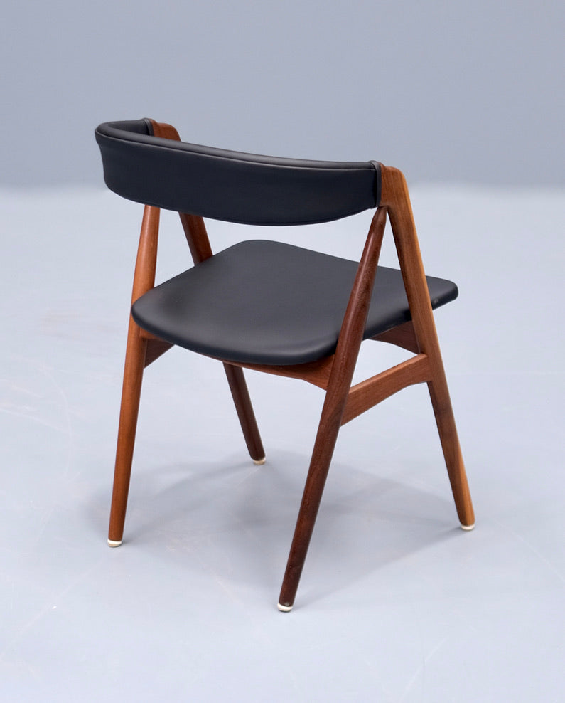 Danish Compass Chair in Teak by Harlev