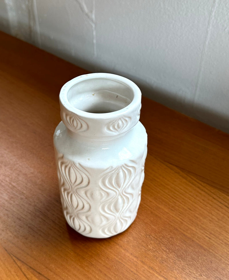 West German Scheurich Vase in White